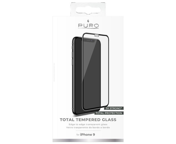 PURO - Vidro Temp. iPhone X 6.1 SDGFSIPHONEX61BLK – Películas – stockin.pt