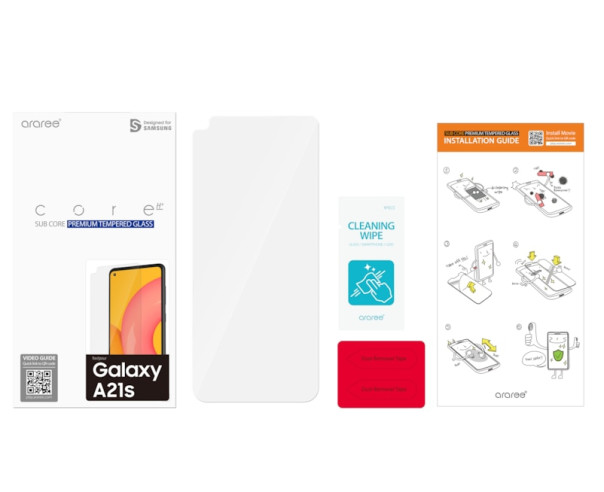 SAMSUNG - Vidro Temp. Galaxy A21s GP-TTA217KDATW – Películas – stockin.pt