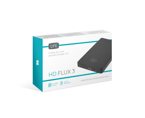 1LIFE - Caixa Externa HD SSD 2.5 1IFEHDFLUX3 – Caixas Para Discos – stockin.pt