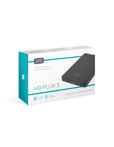 1LIFE - Caixa Externa HD SSD 2.5 1IFEHDFLUX3 – Caixas Para Discos – stockin.pt