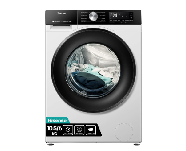 HISENSE - Máq. LavarSecar Roupa WD3S1043BW3 – Lavar e Secar Roupa – stockin.pt