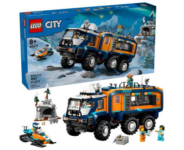 LEGO Camião e Laboratório de Exploração Científica do Ártico 60471 – City – stockin.pt