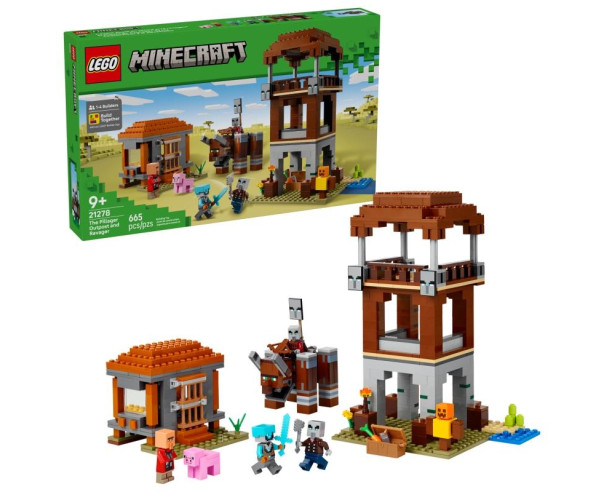LEGO O Posto Avançado do Saqueador e Devastador 21278 – Minecraft – stockin.pt