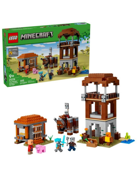 LEGO O Posto Avançado do Saqueador e Devastador 21278 – Minecraft – stockin.pt