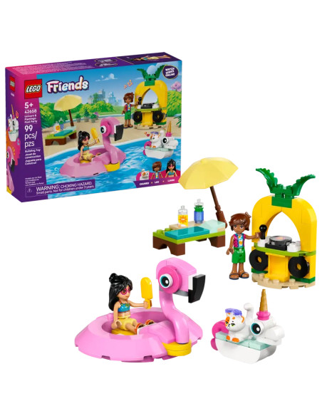 LEGO Festa na Piscina com Unicórnio e Flamingo 42658 – Friends – stockin.pt