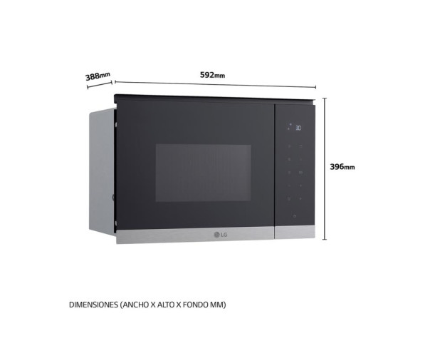 LG - Microondas Encastre MG7Z2593D – Micro-ondas – stockin.pt