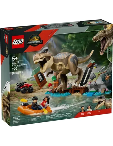 LEGO Fuga Pelo Rio do T. Rex 76975 – Jurassic World – stockin.pt