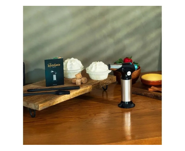 CECOTEC - Maçarico de Cozinha Polka Flame-Cook 1000 Steel 3184 – Acessórios Preparar – stockin.pt