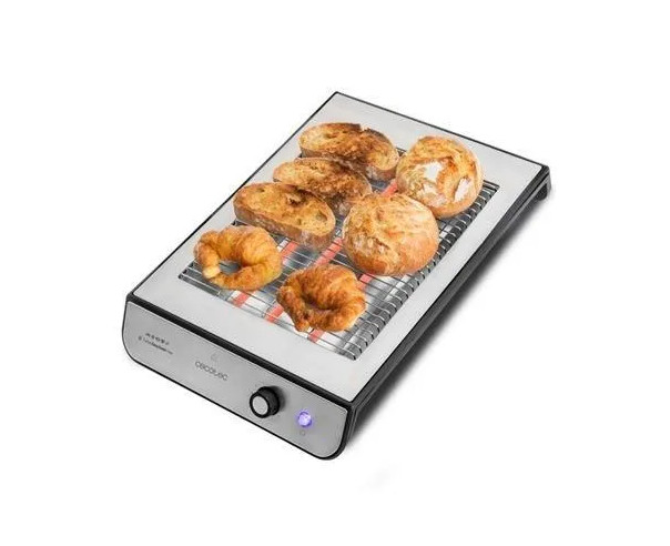 CECOTEC - Torradeira Plana Horizontal Turbo EasyToast Inox 8004 – Torradeiras – stockin.pt