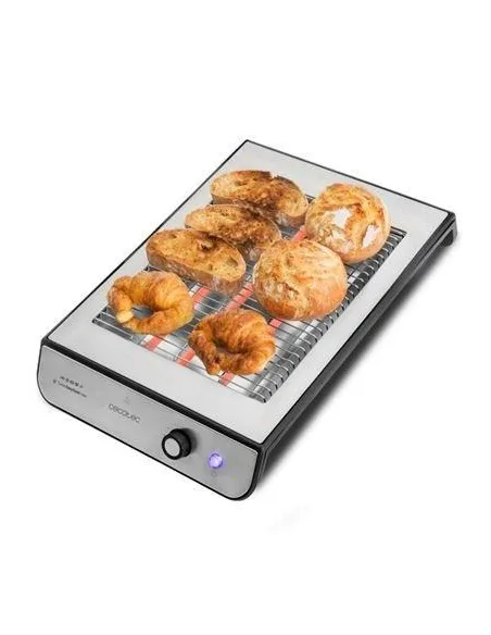 CECOTEC - Torradeira Plana Horizontal Turbo EasyToast Inox 8004 – Torradeiras – stockin.pt