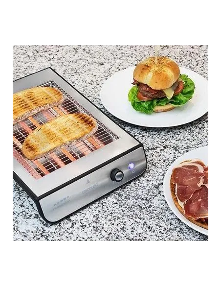 CECOTEC - Torradeira Plana Horizontal Turbo EasyToast Inox 8004 – Torradeiras – stockin.pt