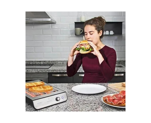 CECOTEC - Torradeira Plana Horizontal Turbo EasyToast Inox 8004 – Torradeiras – stockin.pt