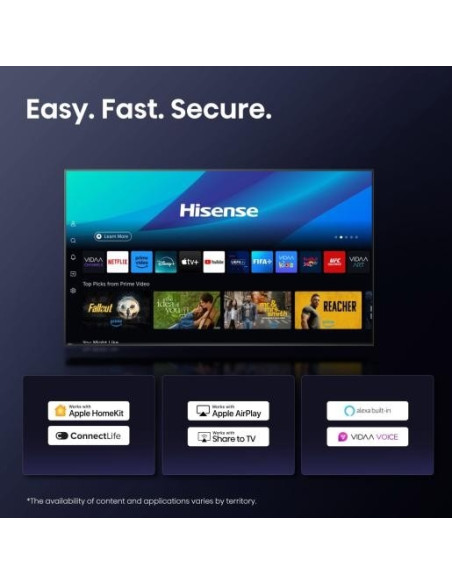 HISENSE - ULED Smart TV 75A7Q – 75 a 100 Polegadas – stockin.pt