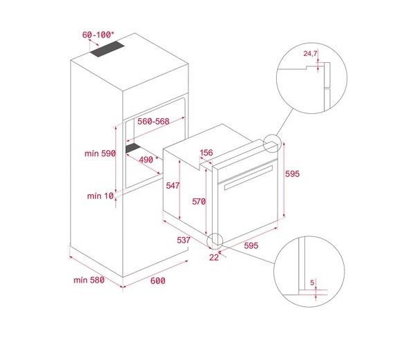 TEKA - Forno Multifunções HSB 6466 AIRFRY SS Total 111010081 – Fornos – stockin.pt