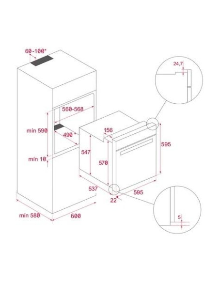 TEKA - Forno Multifunções HSB 6466 AIRFRY SS Total 111010081 – Fornos – stockin.pt