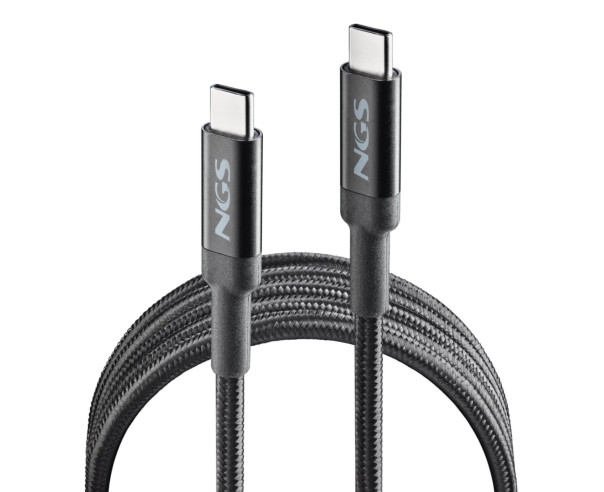 NGS - Cabo de Carregamento Rápido USB-C para USB-C 2m KNOT100W-2 – Cabos USB – stockin.pt