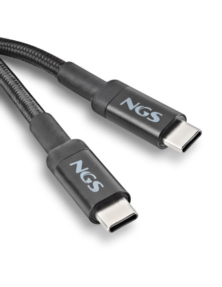NGS - Cabo de Carregamento Rápido USB-C para USB-C 2m KNOT100W-2 – Cabos USB – stockin.pt