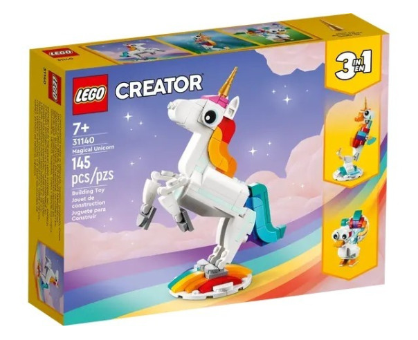 LEGO 31140 Creator 3in1 Unicornio Magico – Creator 3in1 – stockin.pt