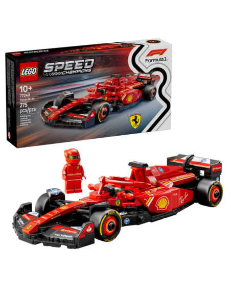 LEGO 77242 Carro de Corrida Ferrari SF-24 F1 – Speed Champions – stockin.pt