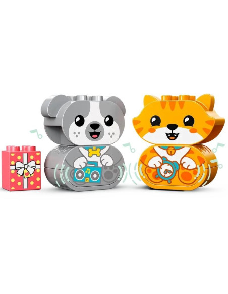 LEGO 10977 DUPLO O Meu Primeiro Cãozinho e Gatinho com Sons – DUPLO – stockin.pt