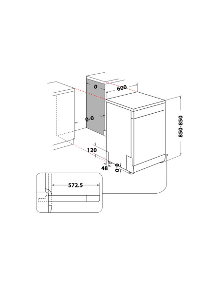 WHIRLPOOL - Máq. Lavar Loiça WFC 3C26 P – Lavar Loiça - 60Cm – stockin.pt