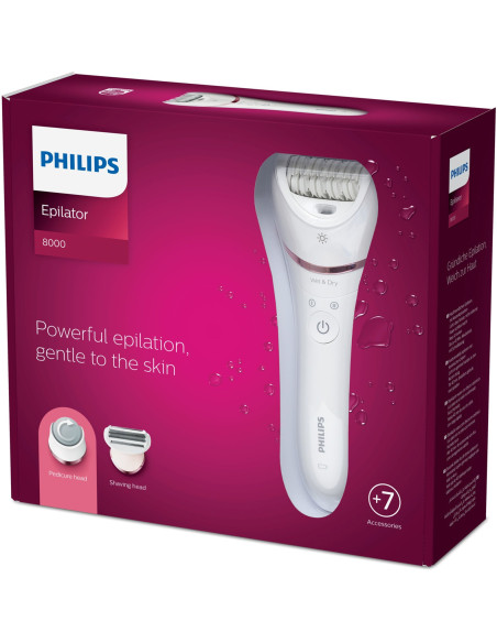 PHILIPS - Depiladora S8000 BRE73010 – Depiladoras – stockin.pt