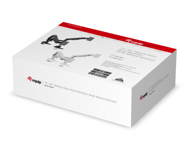 EQUIP - Suporte 2xMonitor 1735 Desk Mount 650182 – Suportes Monitor – stockin.pt