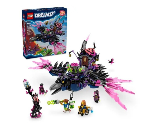 LEGO 71478 Corvo da Meia-Noite da Bruxa do Nunca – DREAMZzz – stockin.pt