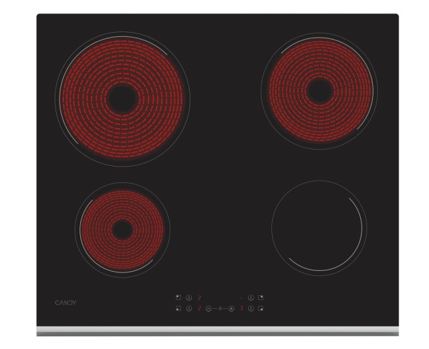 CANDY - Placa Vitrocerâmica CH 64 XB – Placas – stockin.pt