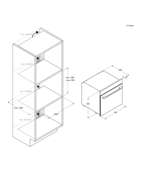 CANDY - Forno Encastre CA6NP3T3HTX – Fornos – stockin.pt