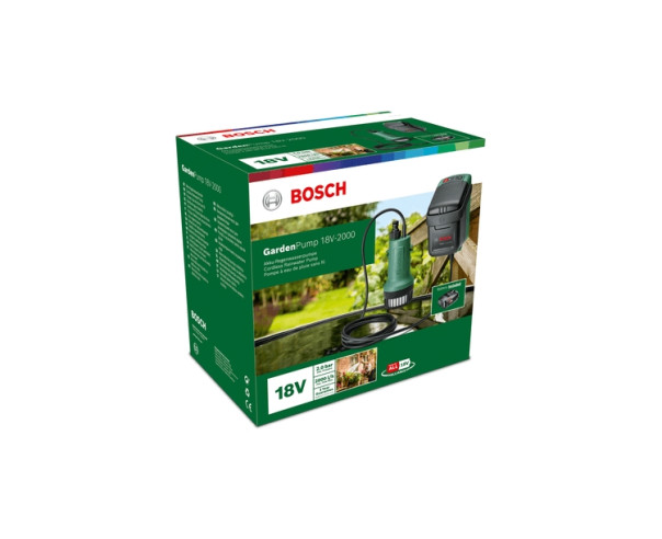 BOSCH - Bomba Água GardenPump 18V-2000 06008C4202 – Bomba de Água – stockin.pt