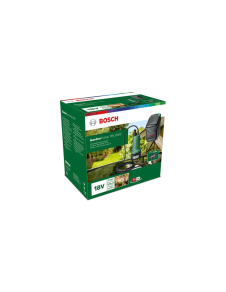 BOSCH - Bomba Água GardenPump 18V-2000 06008C4202 – Bomba de Água – stockin.pt