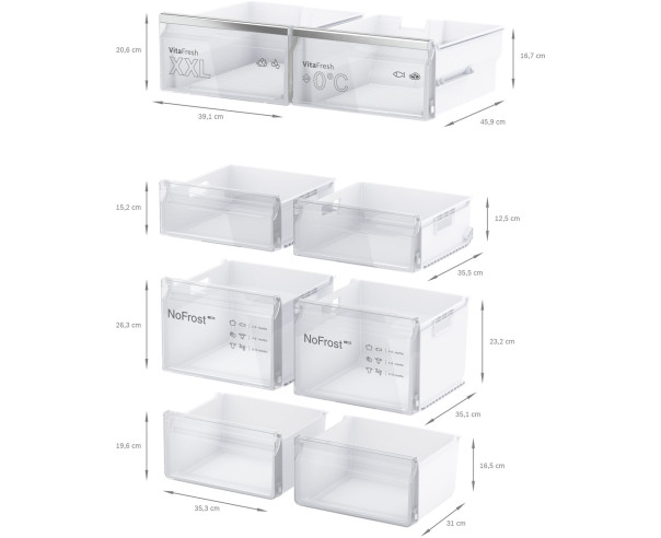 BOSCH - Side by Side 4 Portas Serie6 HC KFN96APEA – 4 Portas – stockin.pt
