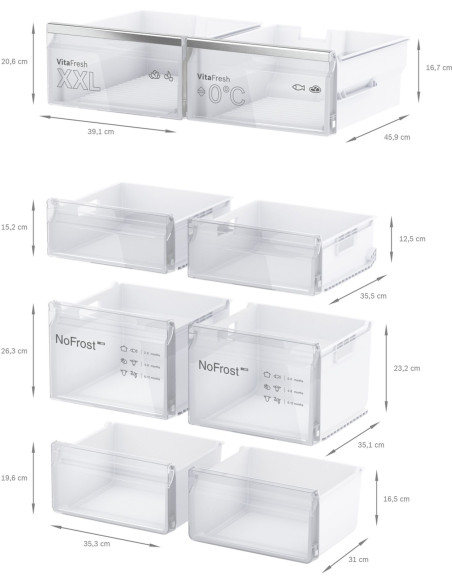 BOSCH - Side by Side 4 Portas Serie6 HC KFN96APEA – 4 Portas – stockin.pt