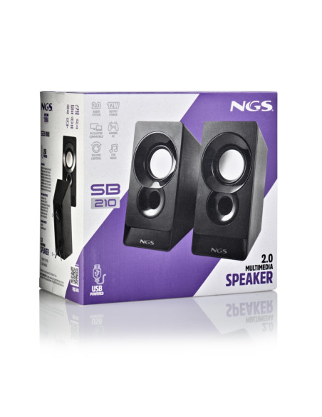 NGS - Altifalante para PC 12W SB210 – Colunas – stockin.pt