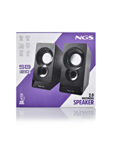 NGS - Altifalante para PC 12W SB210 – Colunas – stockin.pt