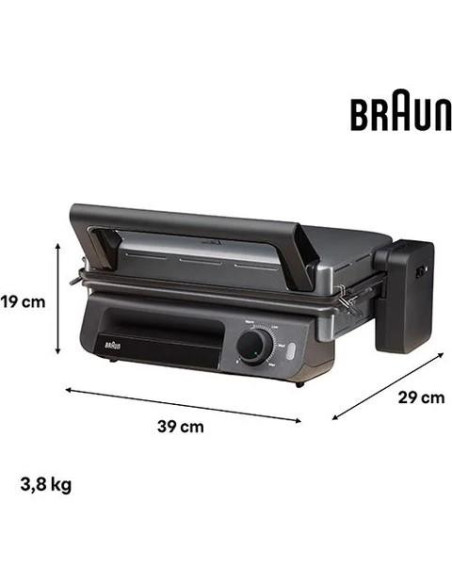 BRAUN - Grelhador CG5010IGY – Grelhadores – stockin.pt