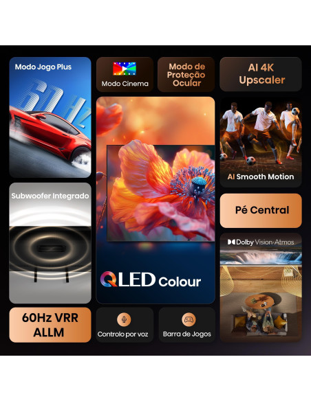 HISENSE - ULED Smart TV 55A7Q – 40 a 64 Polegadas – stockin.pt