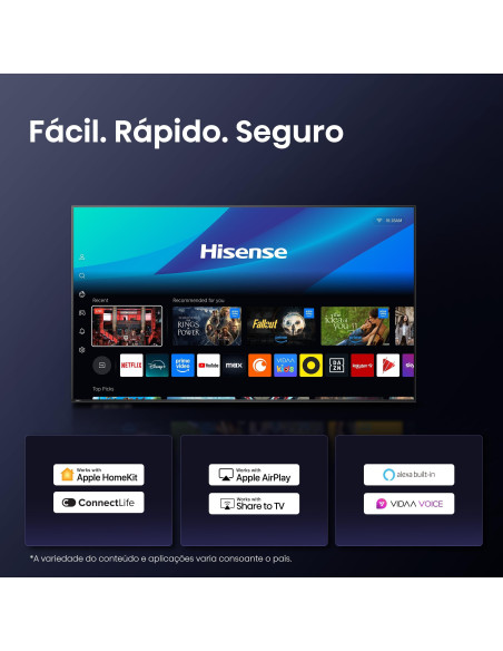 HISENSE - ULED Smart TV 55A7Q – 40 a 64 Polegadas – stockin.pt