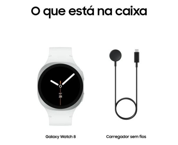 SAMSUNG - Galaxy Watch8 40mm BT Prateado SM-L320NZSAEUB – SmartWatches – stockin.pt