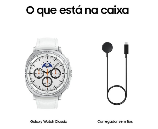 SAMSUNG - Galaxy Watch8 Classic 46mm LTE Branco SM-L505FZWAEUB – SmartWatches – stockin.pt