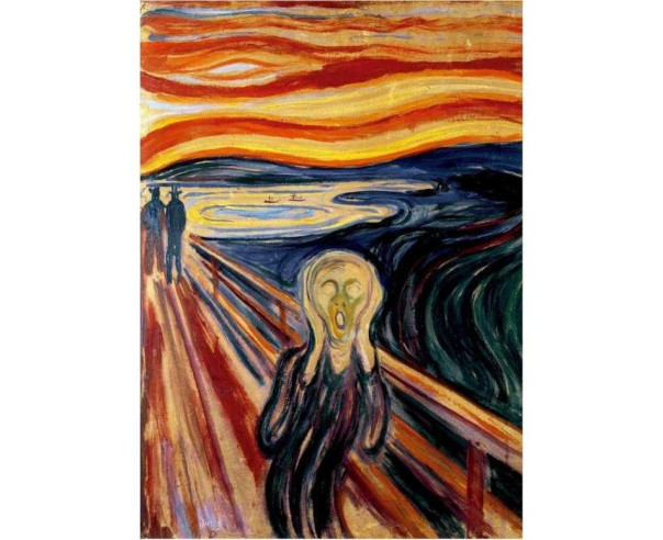 EDUCA- Puzzle 1000 O Grito, Edvard Munch 20308 – Adultos – stockin.pt