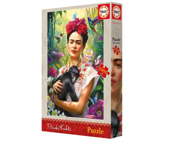 EDUCA - Puzzle 1000 O Jardim da Vida, Frida Kahlo 20176 – Adultos – stockin.pt