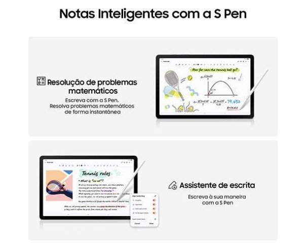 SAMSUNG - Galaxy Tab S10 Lite Wi-Fi 128GB Cinzento SM-X400NZAREUB – Tablets – stockin.pt