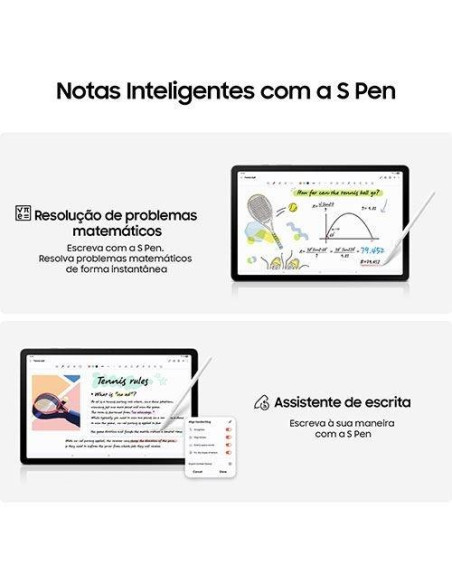 SAMSUNG - Galaxy Tab S10 Lite Wi-Fi 256GB Cinzento SM-X400NZAPEUB – Tablets – stockin.pt