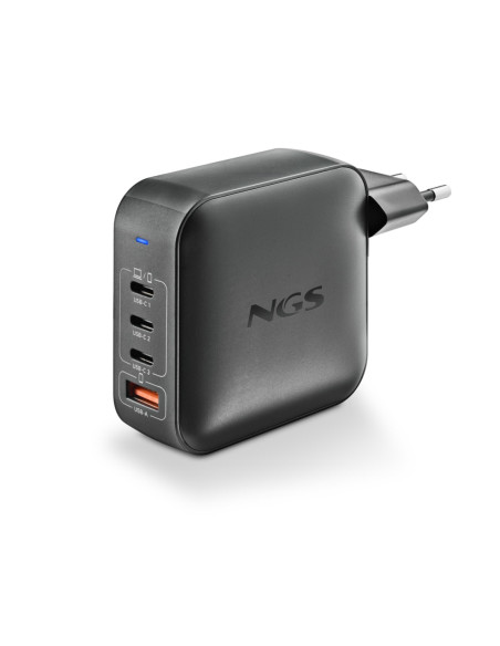 NGS - Carregador de Parede 165W com 4 portas 3 USB-C 1 USB-A BUD165W – Alimentação – stockin.pt