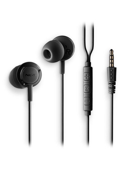 NGS - Auriculares com Microfone CROSSDRIFTBLACK – Auriculares – stockin.pt
