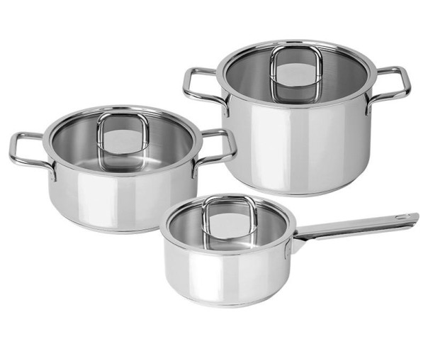 SILAMPOS - Conjunto 3 Peças Comfort Glass 632122WR0520 – Trens de Cozinha – stockin.pt