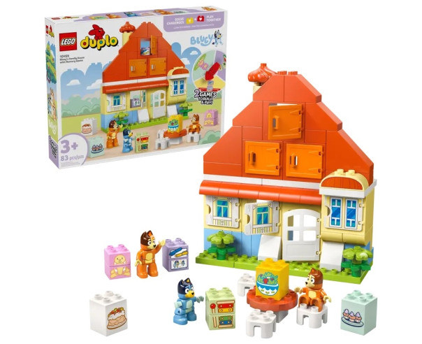 LEGO Casa da Família da Bluey com Jogo de Memória 10459 – DUPLO – stockin.pt