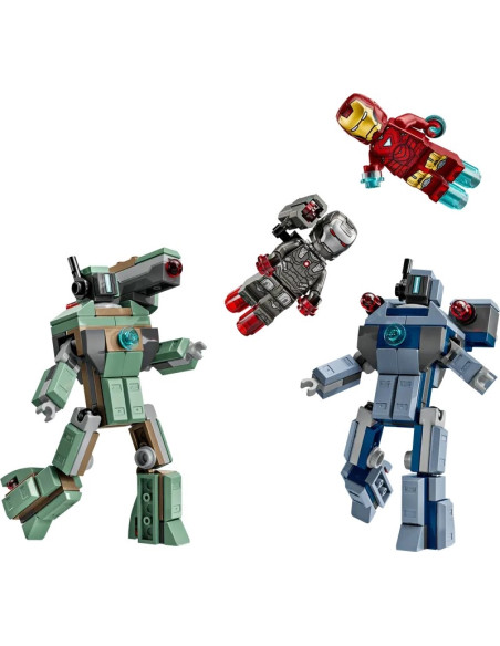 LEGO Iron Man e Máquina de Guerra contra Drones Hammer 76320 – Spider Man – stockin.pt